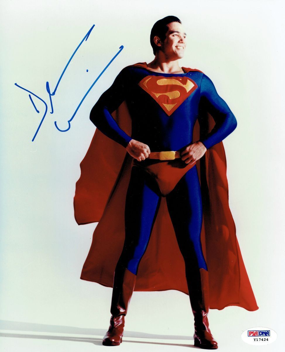 Dean Cain Signed Superman Authentic Autographed 8x10 Photo Poster painting PSA/DNA #Y17424