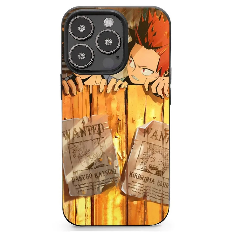 Eijiro Kirishima Katsuki Bakugou My Hero Academia Anime My Hero Academia Phone Case Mobile Phone Shell IPhone 13 and iPhone14 Pro Max and IPhone 15 Plus Case - Heather Prints Shirts