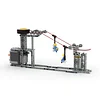 Circular Track Crawling Roller Coaster Miniature Cable Car Building Block Tech Model