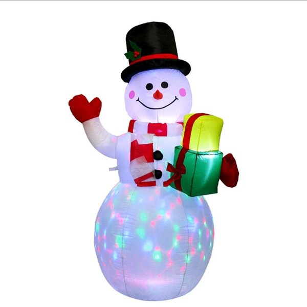 1.5M Led Illuminated Inflatable Snowman Air Pump Inflatable Toys Indoor Outdoor Holiday Christmas New Year Party Ornament Decor New Year Gift Christmas Decorations Weihnachten Deko Kerstversiering - Shop Trendy Women's Fashion | TeeYours