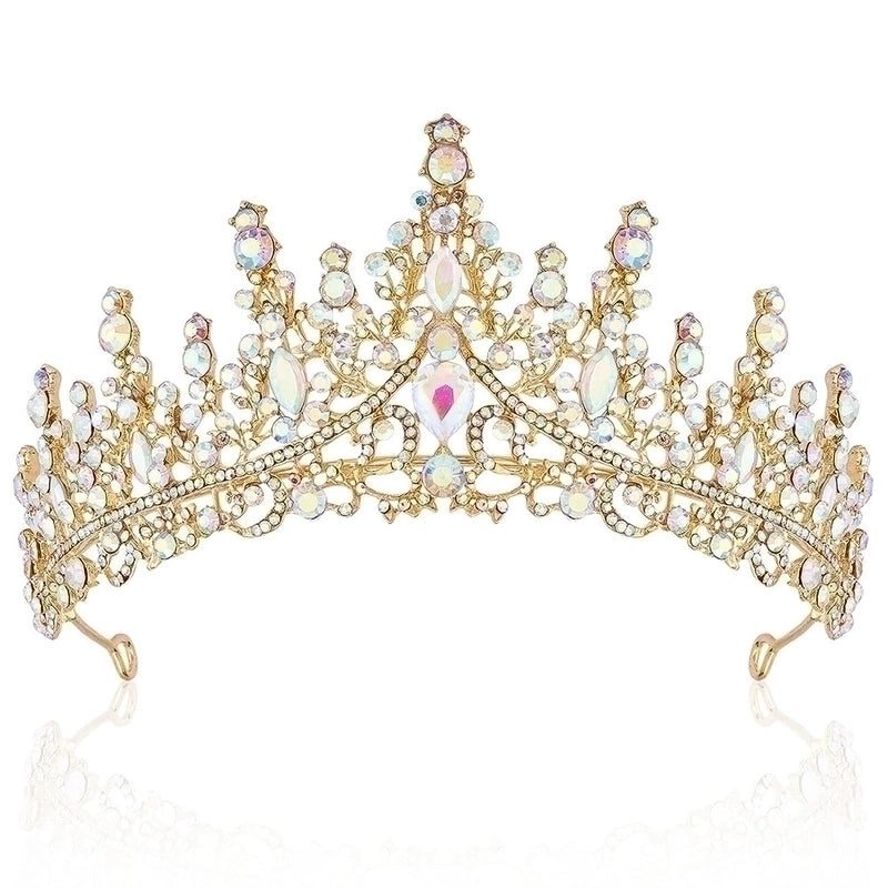 Elegant Shiny Crown Rhinestone Crown