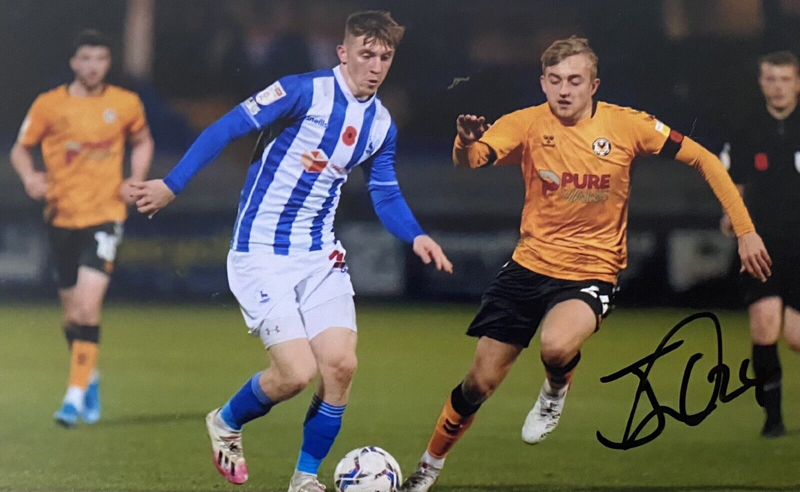 Jake Cain Genuine Hand Signed Newport County 6X4 Photo Poster painting