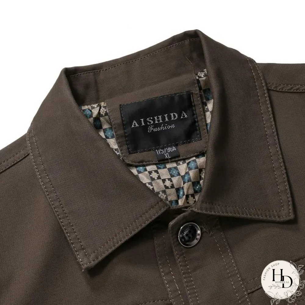 New Autumn Mens Jackets Fashion Military Jacket Men Coats Slim Fit Casual Male Outerwear