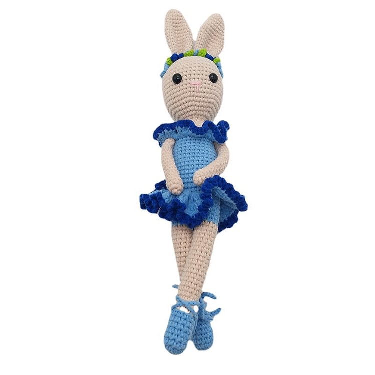 Crochet dancing bunny dolls
