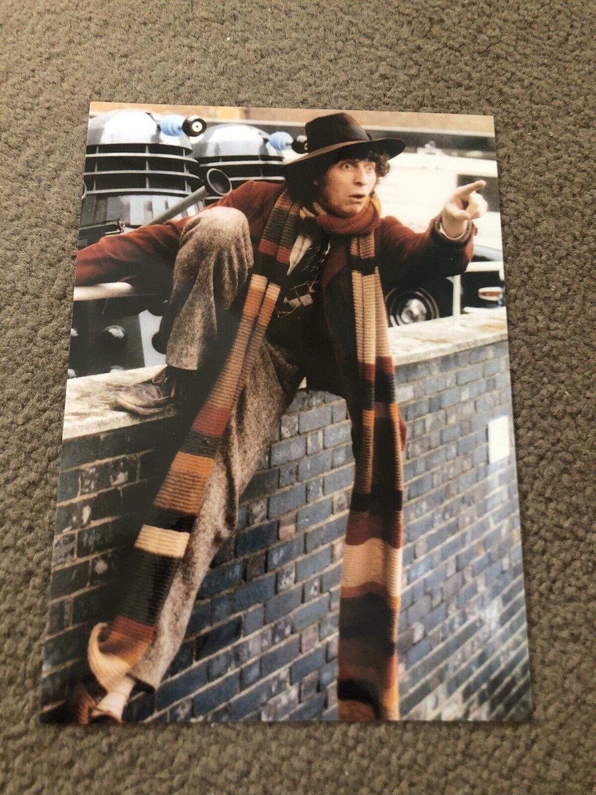 TOM BAKER (DR WHO) UNSIGNED Photo Poster painting- 7x5”