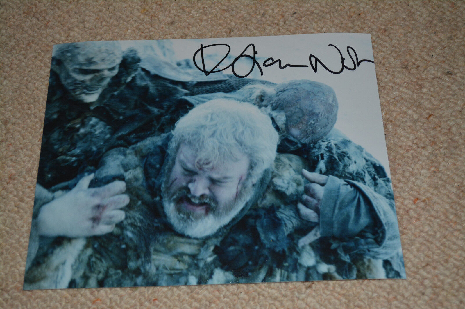 KRISTIAN NAIRN signed autograph In Person 8x10 20x25 cm GAME OF THRONES HODOR