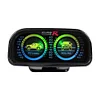 Inclinometer Clinometer with Green Backlight Compass Balance Level Slope Gauge