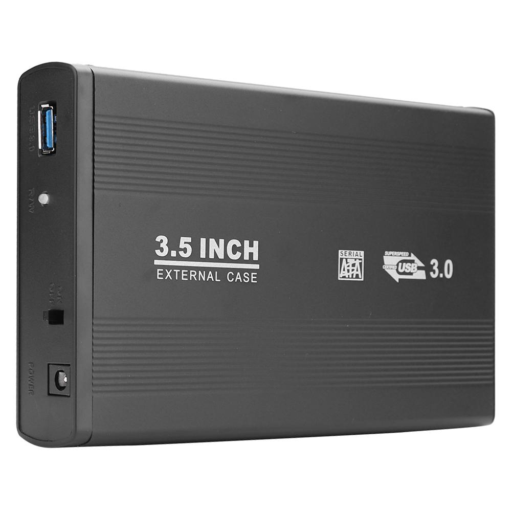 

3.5 inch SATA HDD SSD Enclosure Box USB3.0/USB2.0 Hard Drive External Case, 501 Original