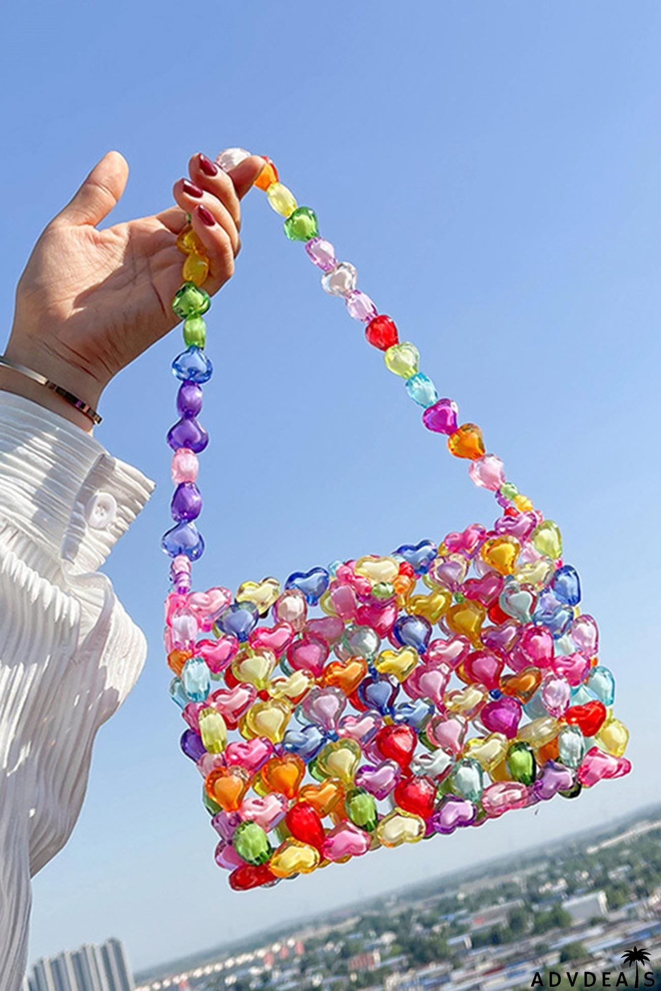 Jelly Love Handmade Beaded Bag