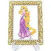 DIY Diamond Painting Clear Acrylic Frame Desktop Ornament with Display Stand, Craft Decor Kits