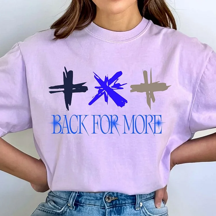 TXT Album The Name Chapter: FREEFALL Back for More  Logo T-shirt