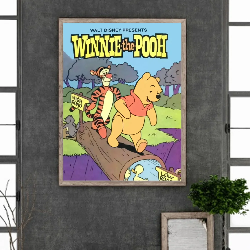 Diamond Painting - Full Round Drill - Winnie The Pooh(Canvas|30*40cm)