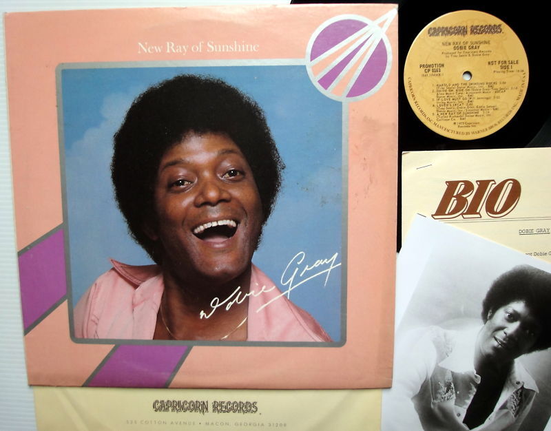 DOBIE GRAY New Ray Of Sunshine LP PROMO Photo Poster painting+Press Kit #1624