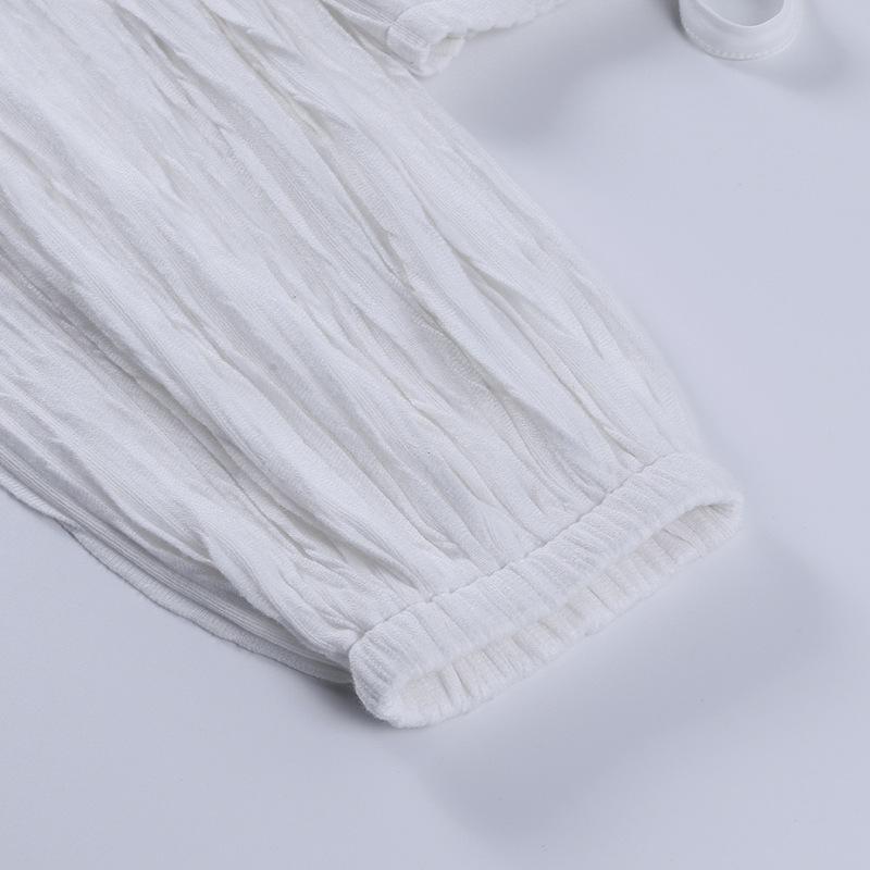 Ootddress White Vintage Ribbed Knit Tank Tops For Women Sexy Backless Bandage Summer Puff Sleeve Canale Cropped Top Streetwear 2025 24 Ootddress White Vintage Ribbed Knit Tank Tops For Women Sexy Backless Bandage Summer Puff Sleeve Canale Cropped Top Streetwear 2025