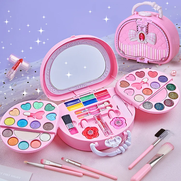Kids Washable Makeup Girl Toys Kids Makeup Kit for Girl  Real Make Up Set  Birthday Gift Toys for Girl