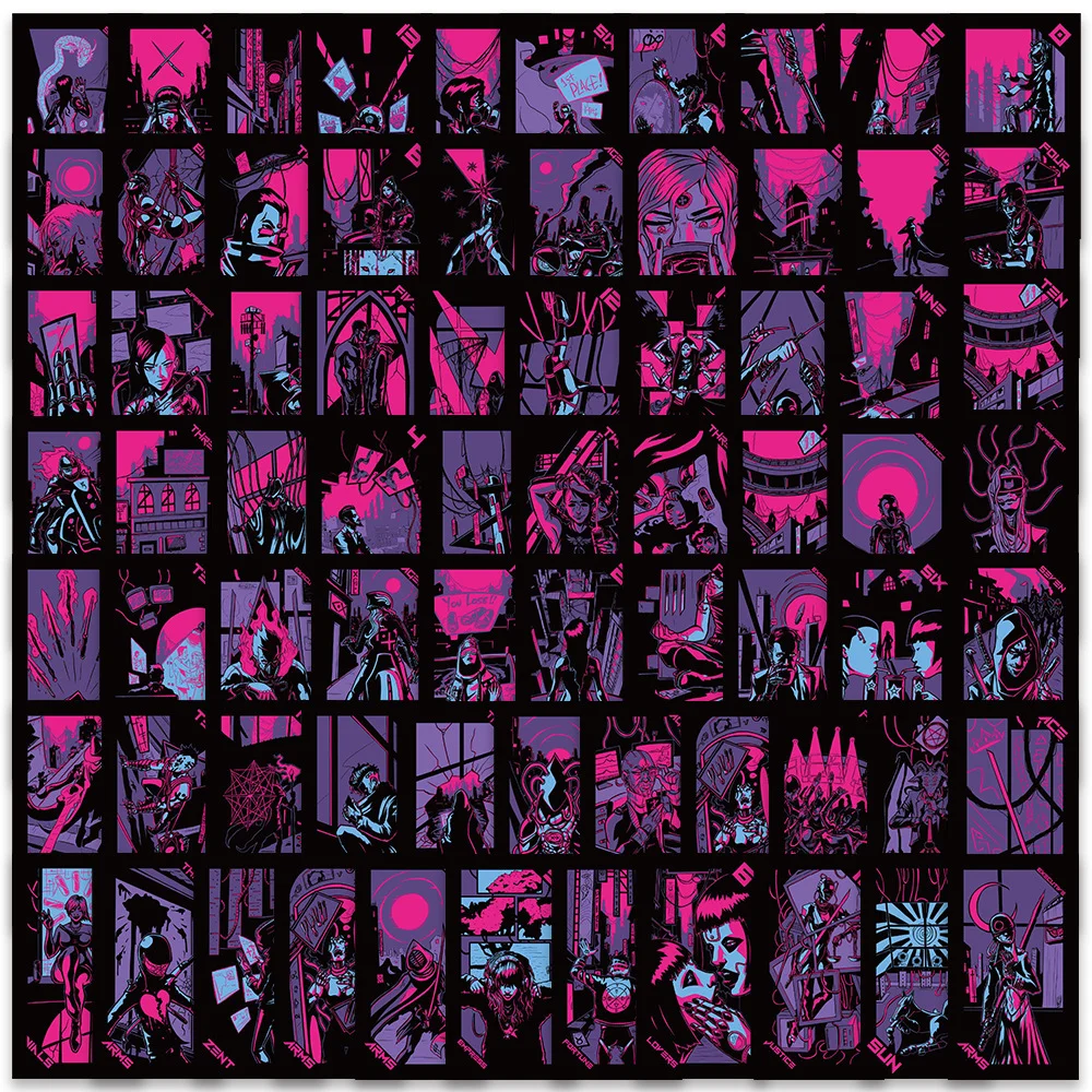 72PCS Tarot Stickers