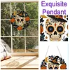 Pendentif de peinture en diamant 2D plate, maison maison, pour d&eacute;coration murale 24 cm