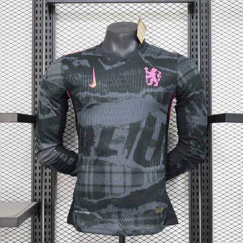 2024/2025 Long Sleeve Player Version Chelsea Third Away Football Shirt 1:1 Thai Quality