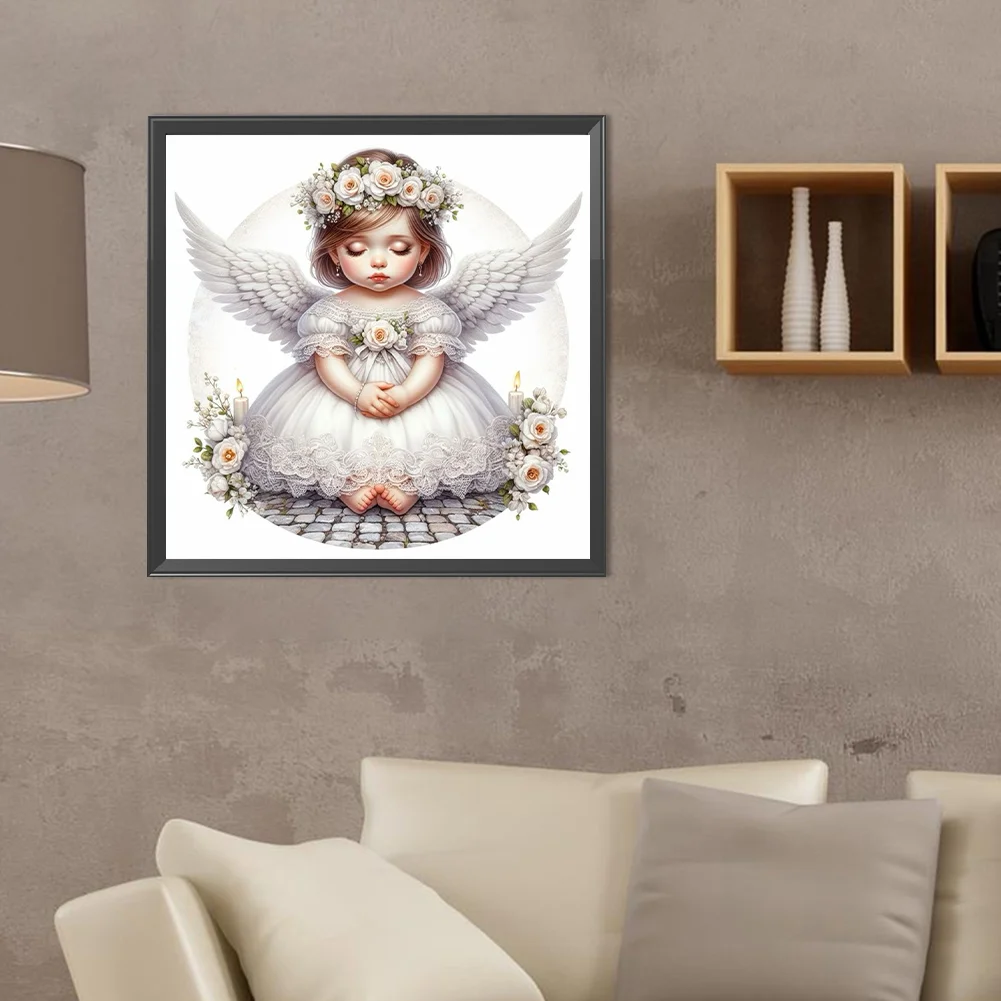 Full Round Diamond Painting 40*40cm - Angel Child