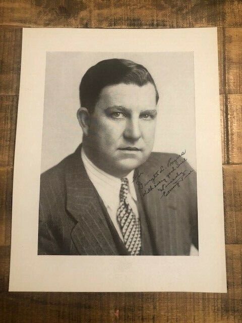 Signed/Inscribed B/W Photo Poster painting of Emory Price to Dwight Rogers / Florida Rep.