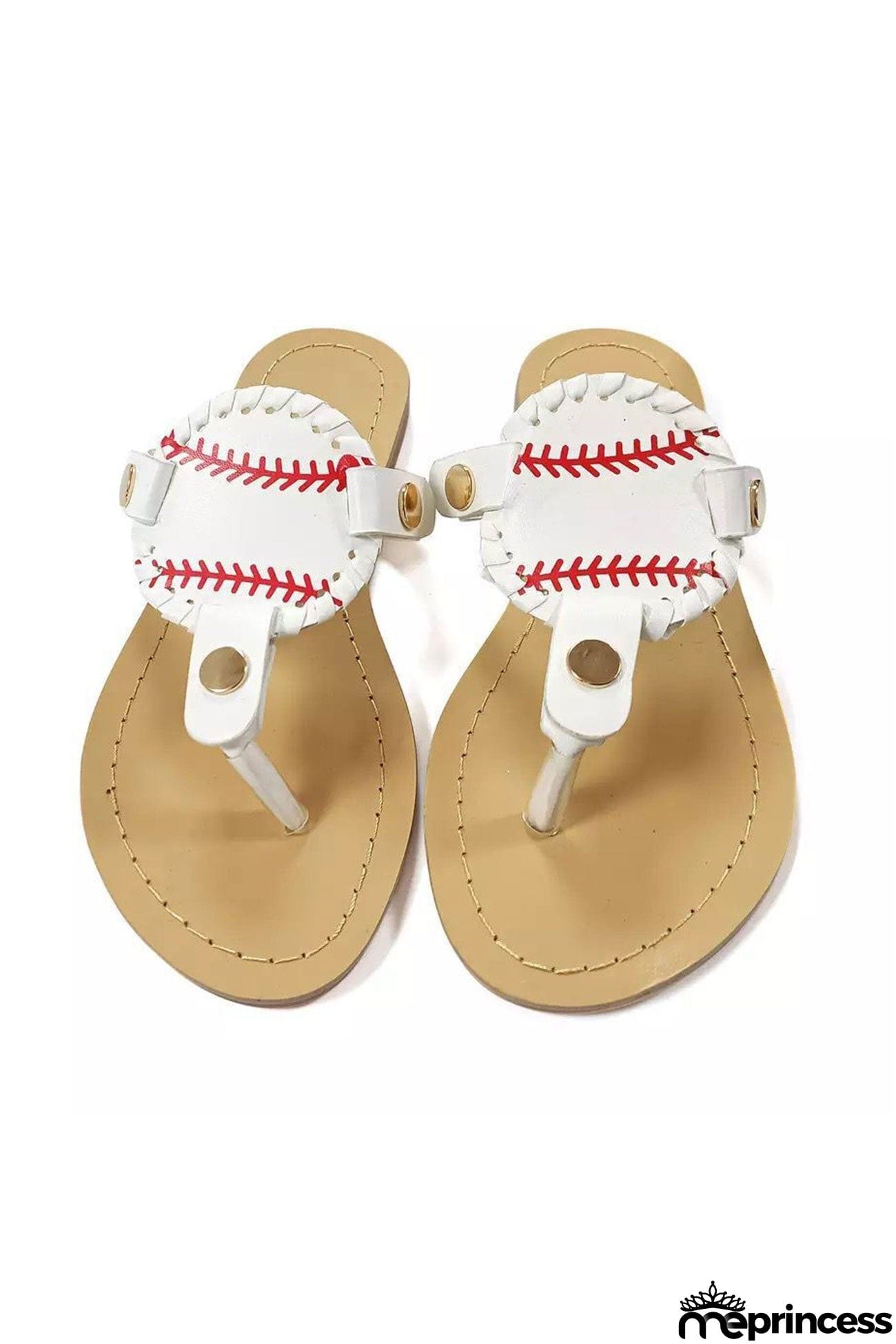 Baseball Flip-Flop Flat Sandals