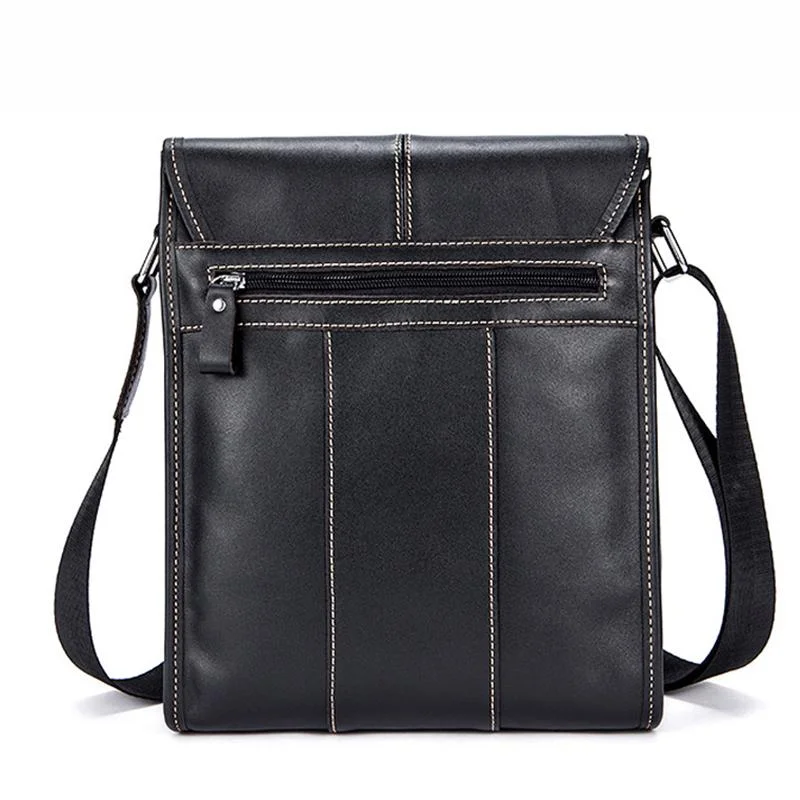 Fashion Vintage Messenger Bags Durable Leather Shoulder Bags