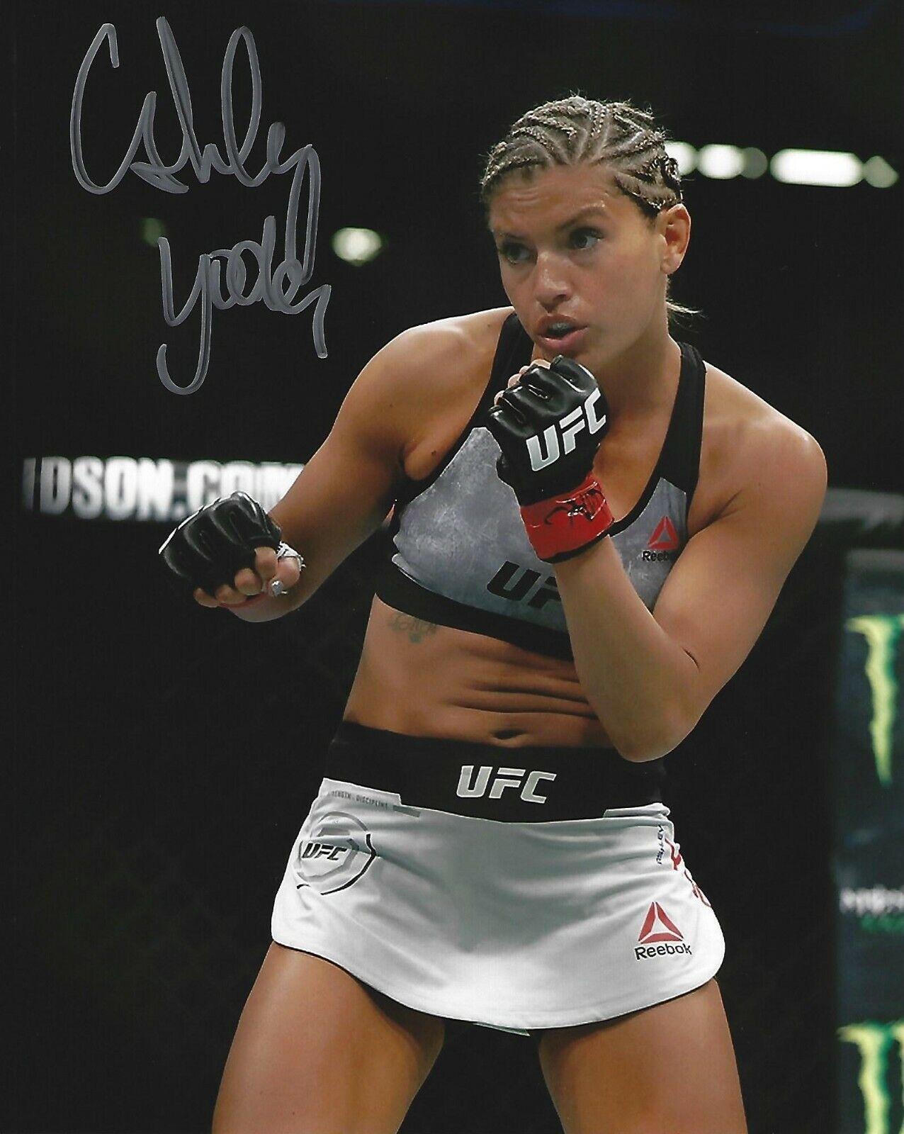 Ashley Yoder Signed 8x10 Photo Poster painting Invicta FC UFC MMA Picture Autograph 222 252 31