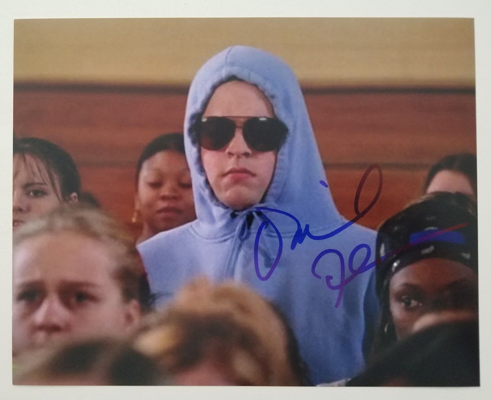 Daniel Franzese Signed Mean Girls 8x10 Photo Poster painting Damien Blue Hoodie Icon LEGEND RAD