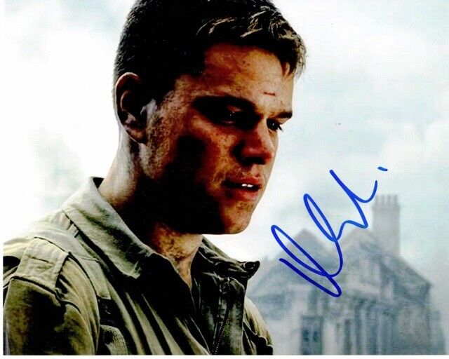 Matt Damon Signed - Autographed Saving Private Ryan 8x10 inch Photo Poster painting