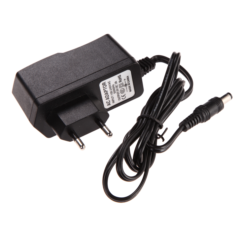 

AC 100-240V Converter Adapter DC 5.5mm x 2.5MM 5V 2A 2000mA Charger EU Plug, 501 Original