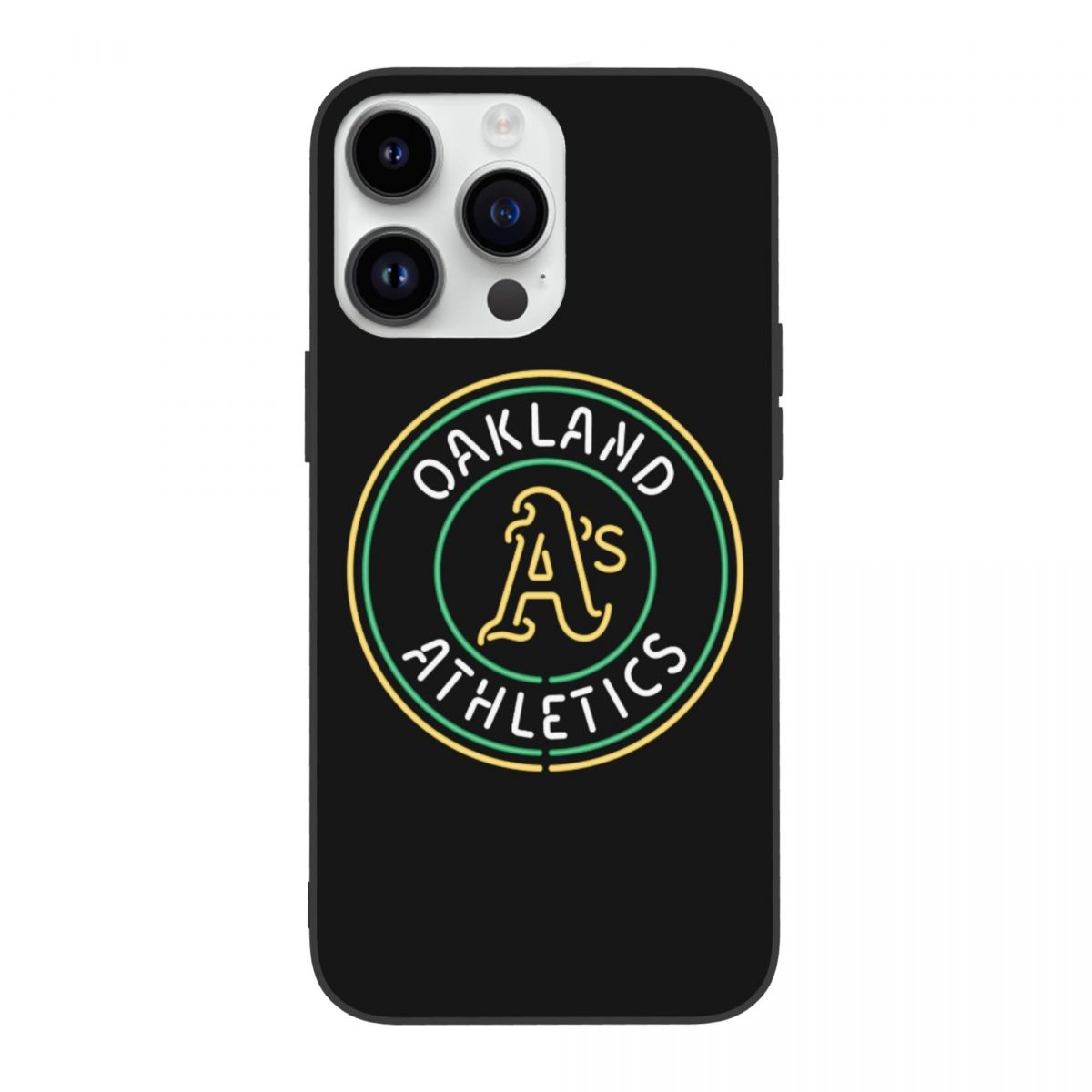Oakland Athletics Neon iPhone Case Cover