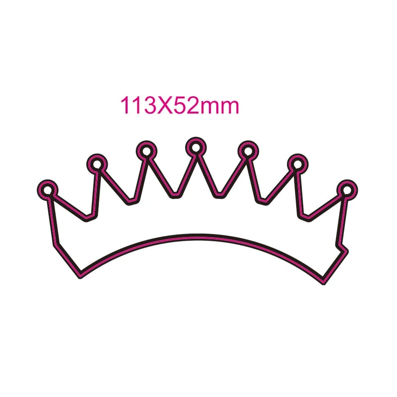 Beautiful   The crown cutting die bow template DIY scrapbook metal cutting die paper card process embossing folder template-4306