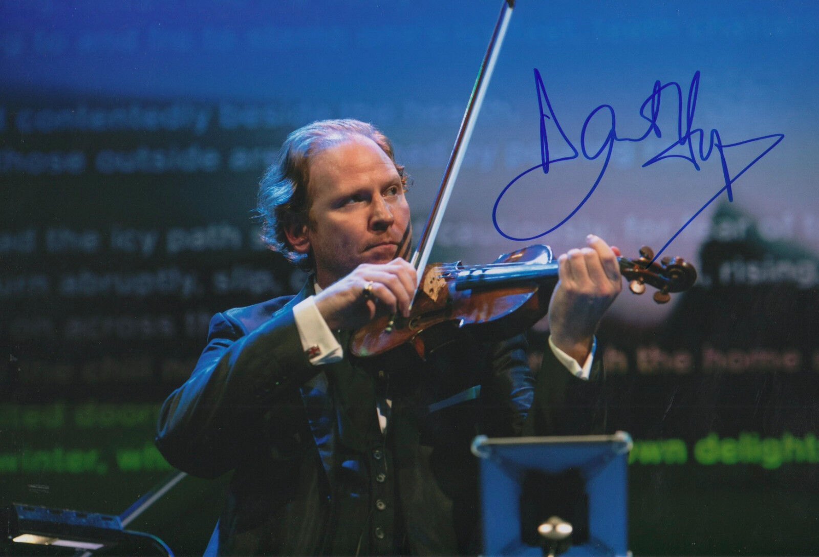 Daniel Hope Violinist signed 8x12 inch Photo Poster painting autograph