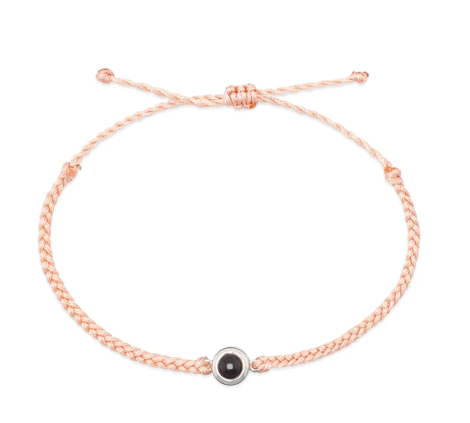 New Projector Custom Personalized Circle Photo Bracelet For Women And Men wetirmss