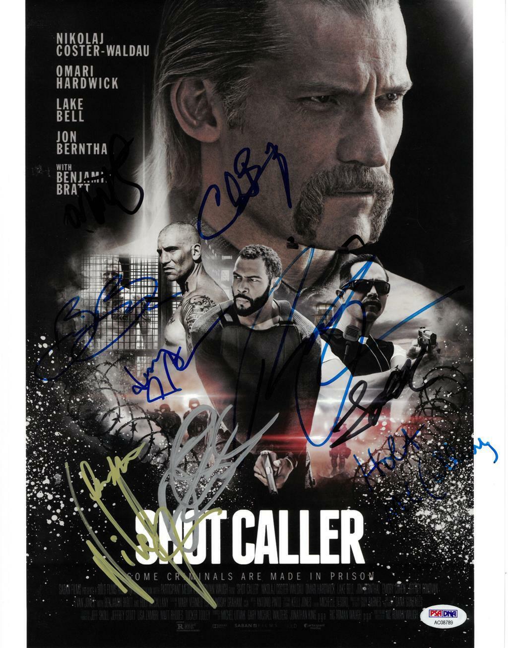 Shot Caller Cast Signed Autographed 11x14 Photo Poster painting 10 Sigs PSA/DNA #AC08789