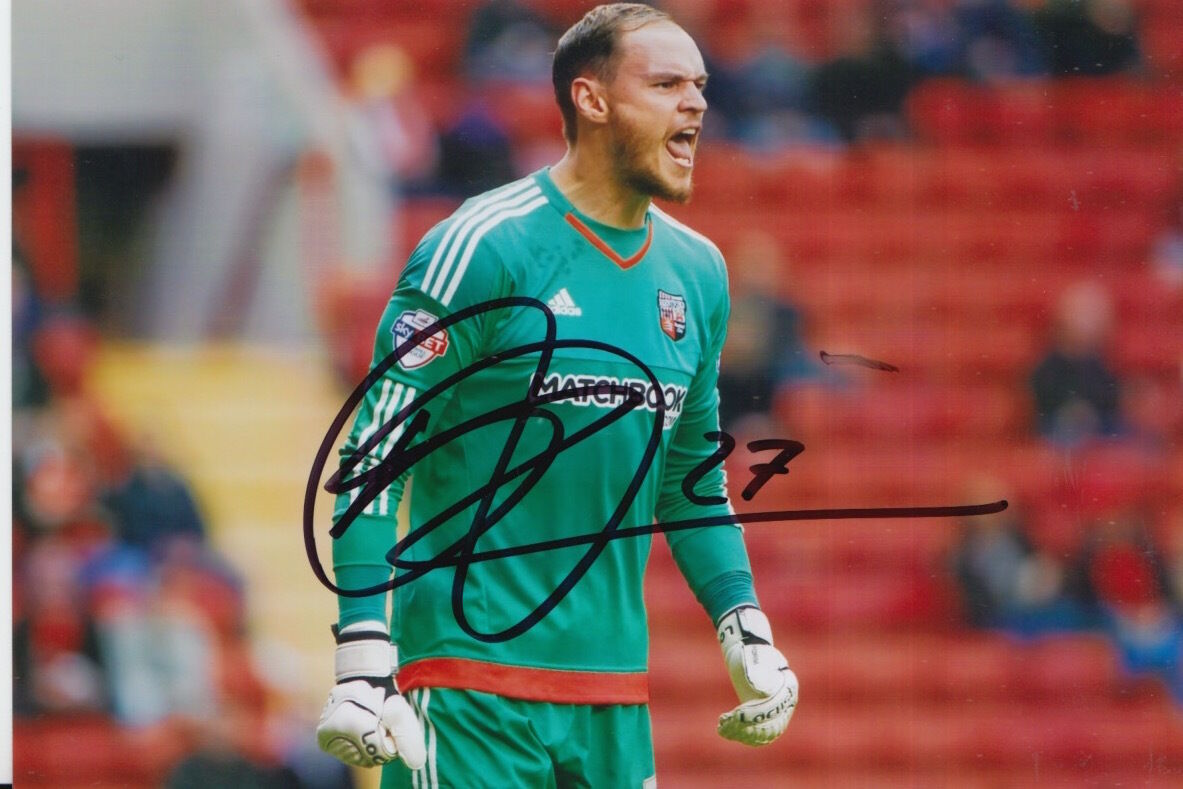 BRENTFORD HAND SIGNED DAVID BUTTON 6X4 Photo Poster painting.