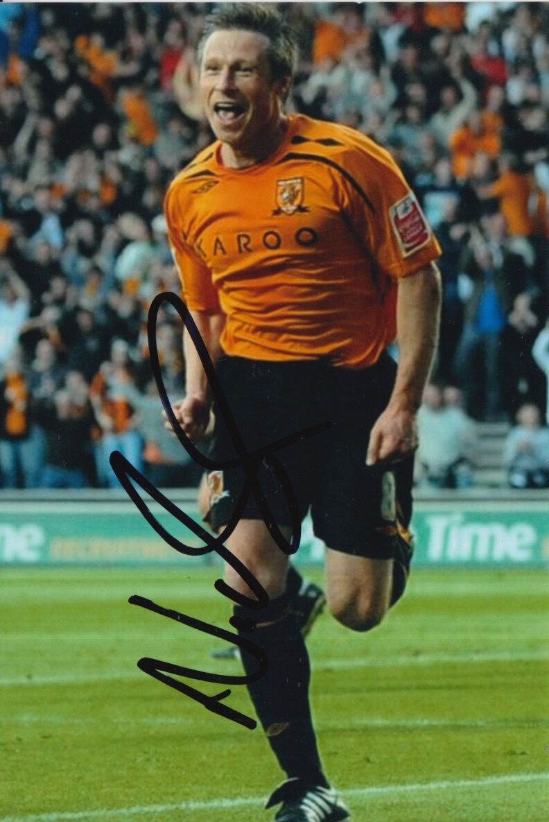 HULL CITY HAND SIGNED NICK BARMBY 6X4 Photo Poster painting.