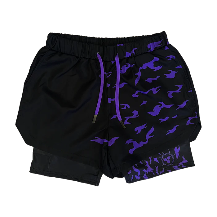Curse Performance Shorts - Black - NARUTO