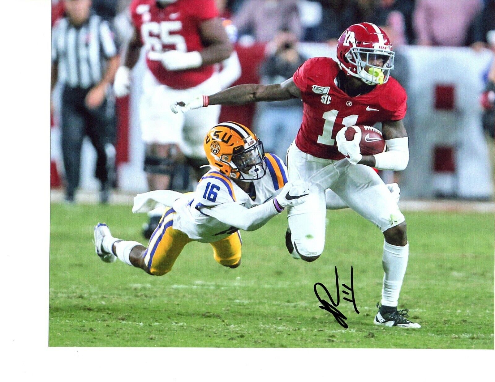 Henry Ruggs III Alabama Crimson Tide RTR signed autograph 8x10 football Photo Poster painting!