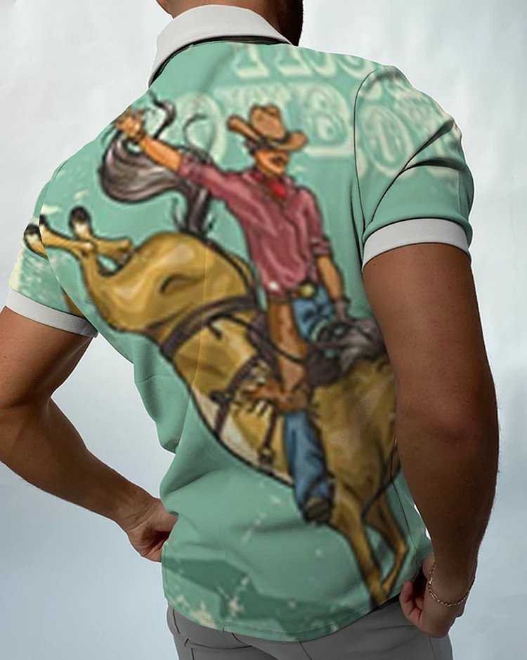 Men's fashion star print shirt b548