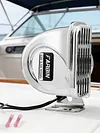 12V Stainless Steel Ships Horn with Base Bracket Marine Snail Electric Horns Waterproof Super Loud Car Horns for Speedboat Sailboats Yachts Car