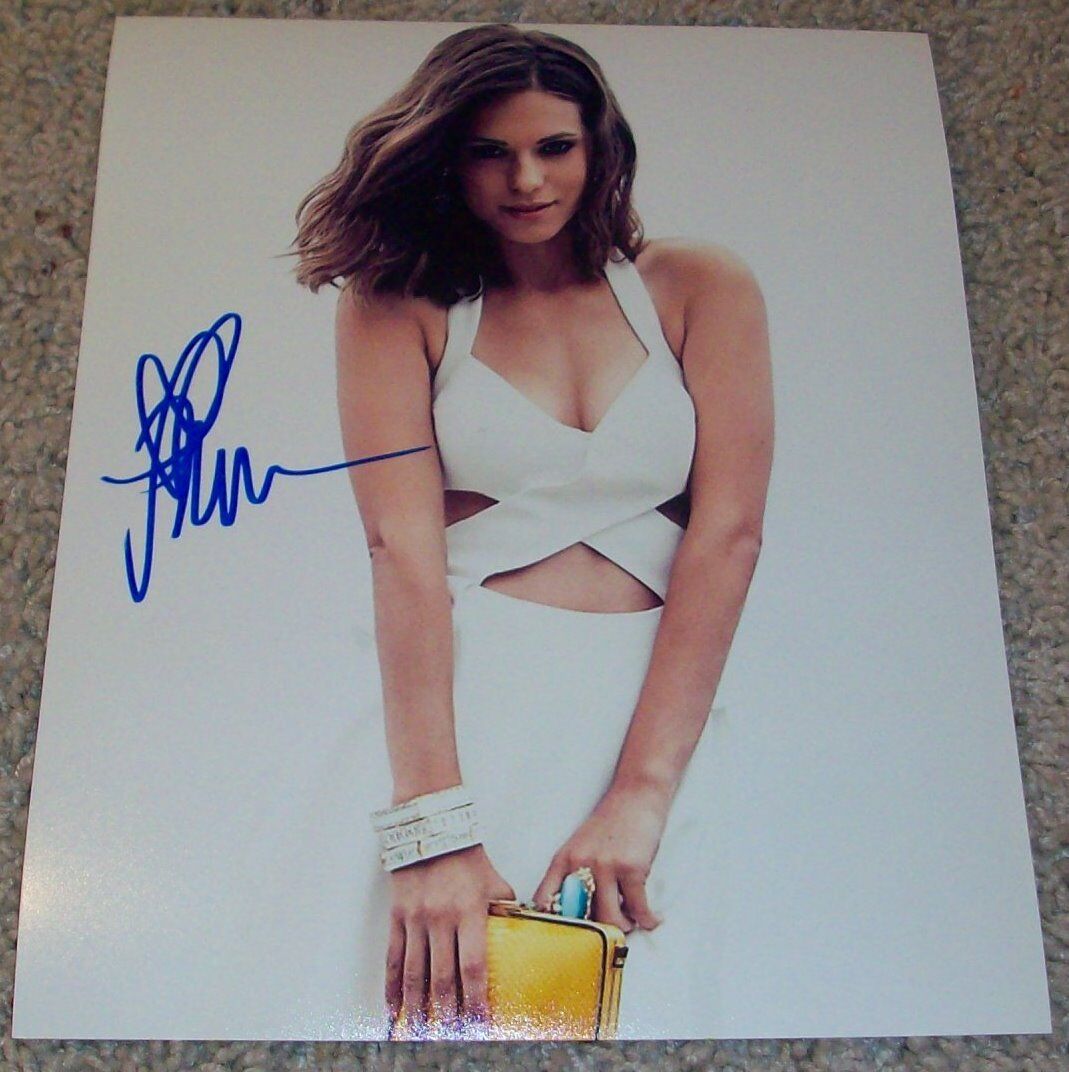 LYNDSY FONSECA SIGNED AUTOGRAPH AGENT CARTER 8x10 Photo Poster painting D w/EXACT VIDEO PROOF