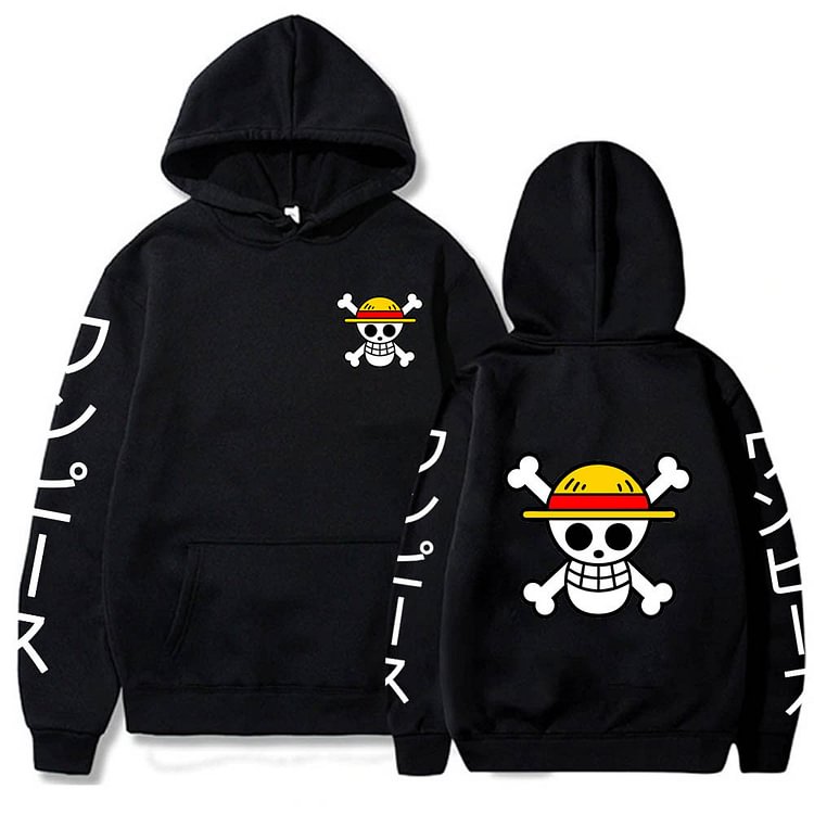 One Piece Straw Hat Pirates Sweatshirt Hoodie weebmemes