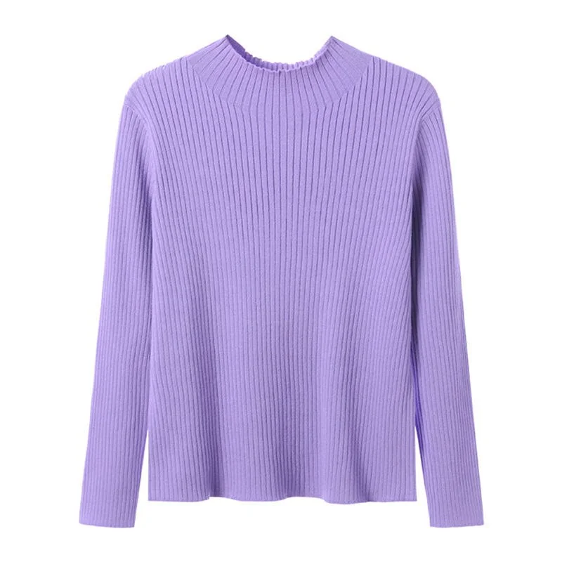 Fashion tops 2023 Women autumn winter pullover sweater casual woman clothes female ol Girls cute sweaters turtleneck bvy1641