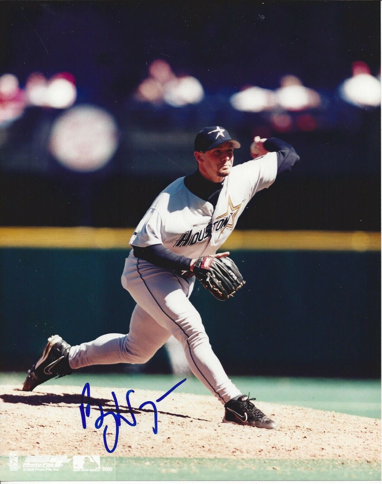 Billy Wagne Autographed 8x10 Houston Astros#S479