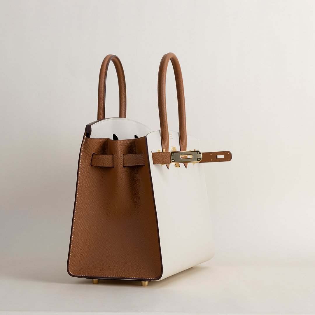 Birkin 30cm Epsom  CC10 Craie/37 Gold  GHW