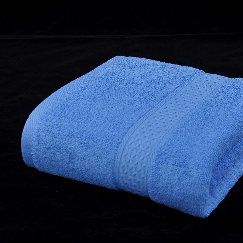 Factory Plain Cotton Bath Towel Household Soft Absorbent Cotton Bath Towel Plain Road Bath Towel New 11 Colors
