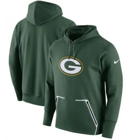 Men's  Green Bay Packers Green Champ Drive Vapor Speed Pullover Hoodie