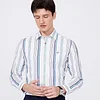 Italian Business Stripe Premium Casual Long Sleeve Shirt