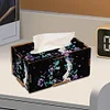 Wooden Colorful Pattern 5D Diamond Painting Tissue Holder Diamond Art Tissue Box